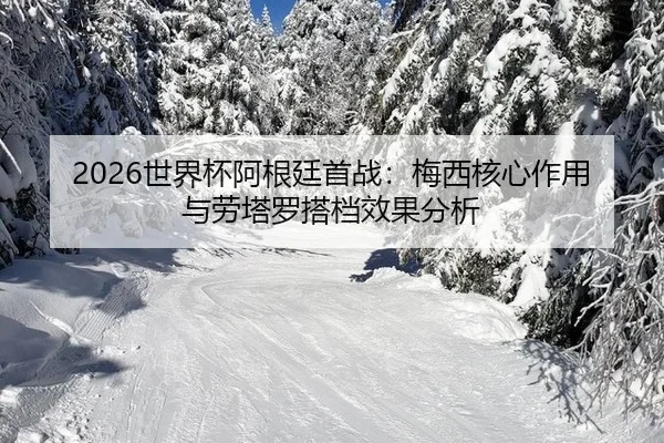 2026世界杯阿根廷首战：梅西核心作用与劳塔罗搭档效果分析